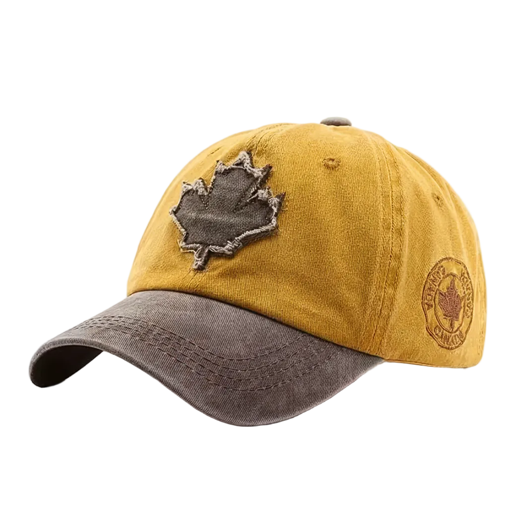 Cap Maple Leaf Yellow