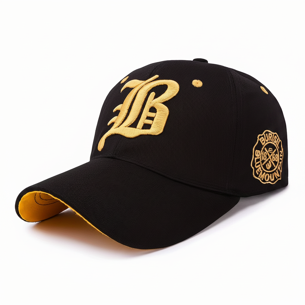 FB Design Black & yellow cap