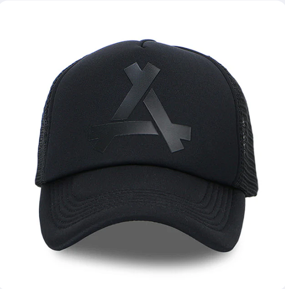 "A" Black Cap
