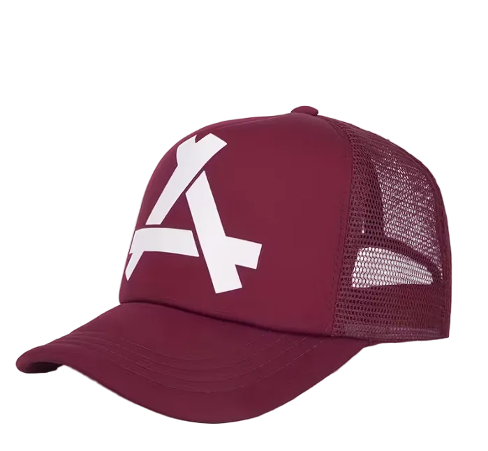 "A" Maroon & White Cap