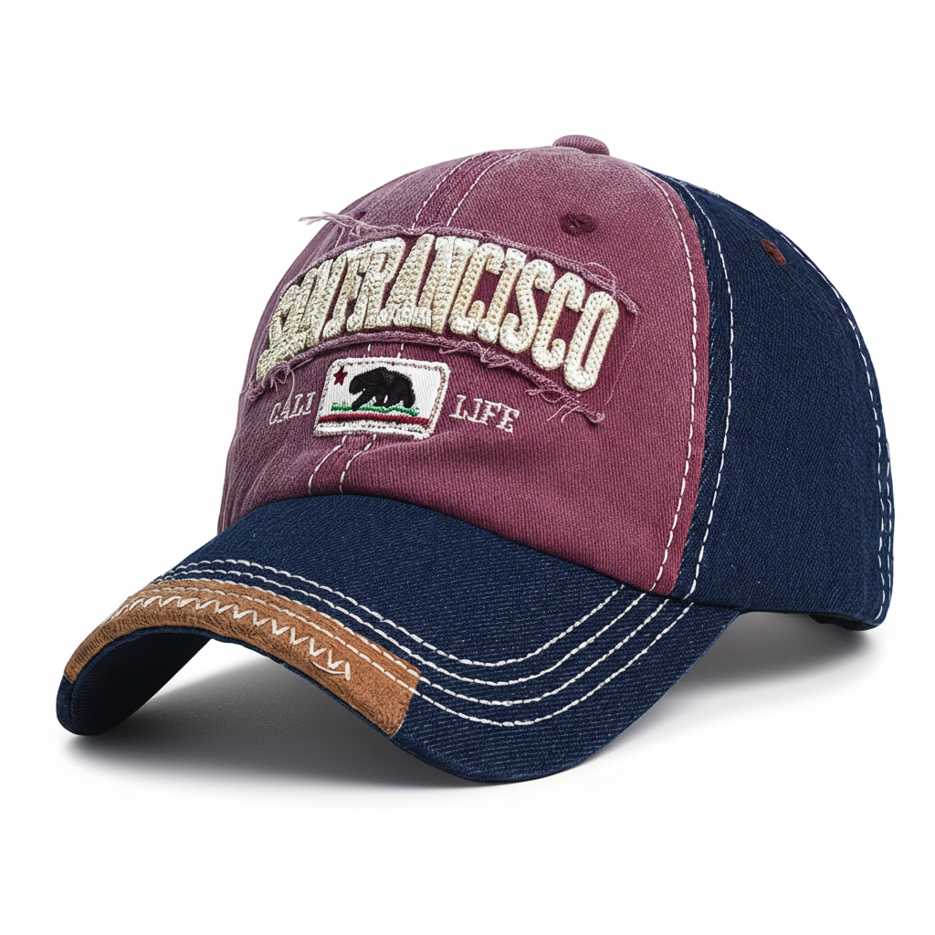 San Francisco Cali Life Vintage Bear Cap