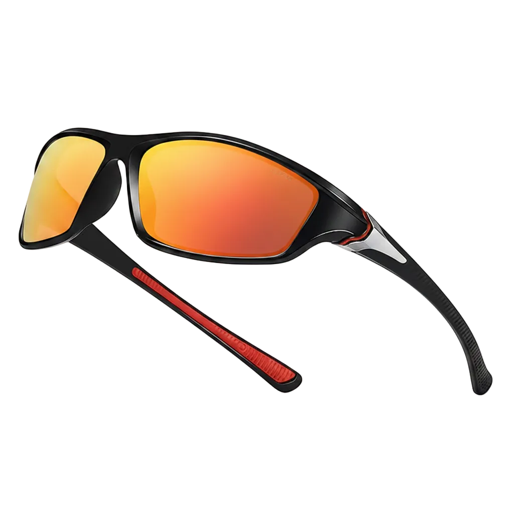 Sports red glasses