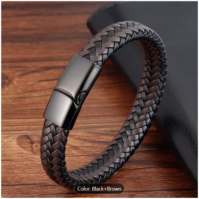 Black & brown simple bracelet