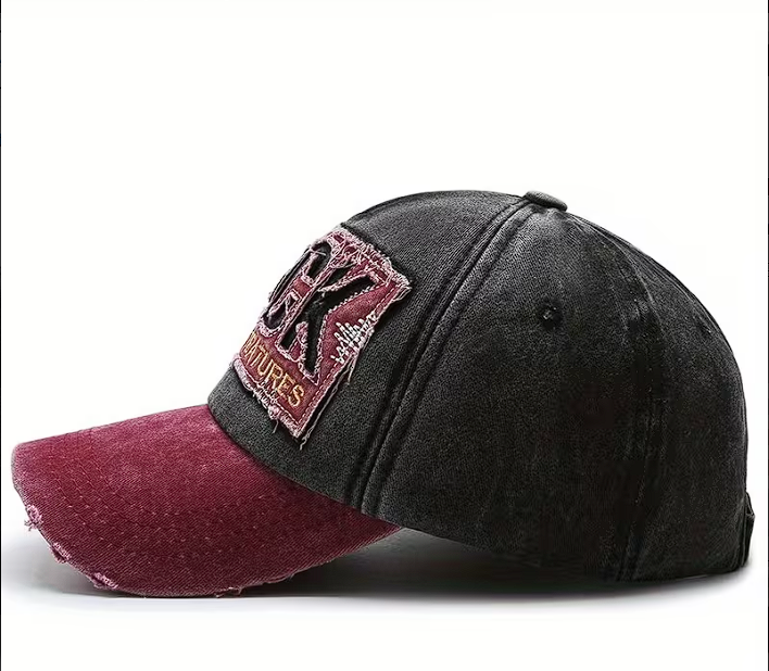 Rock Black & Maroon Cap