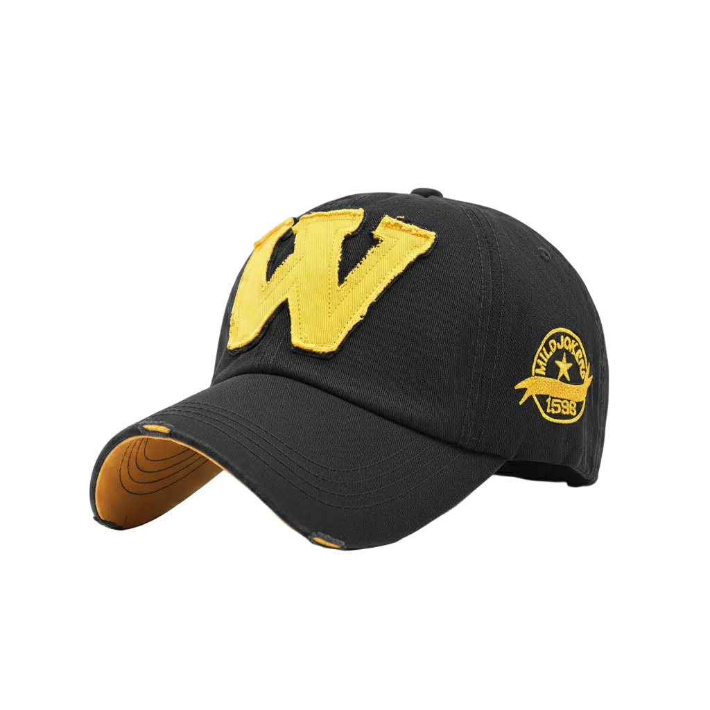 Cap W Black