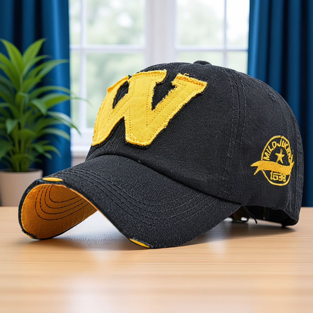 Cap W Black