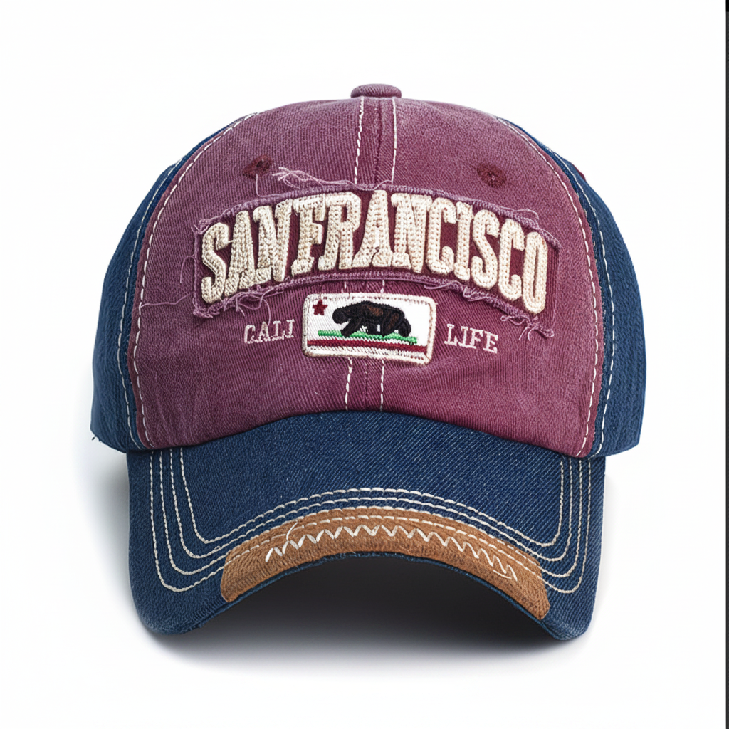 San Francisco Cali Life Vintage Bear Cap