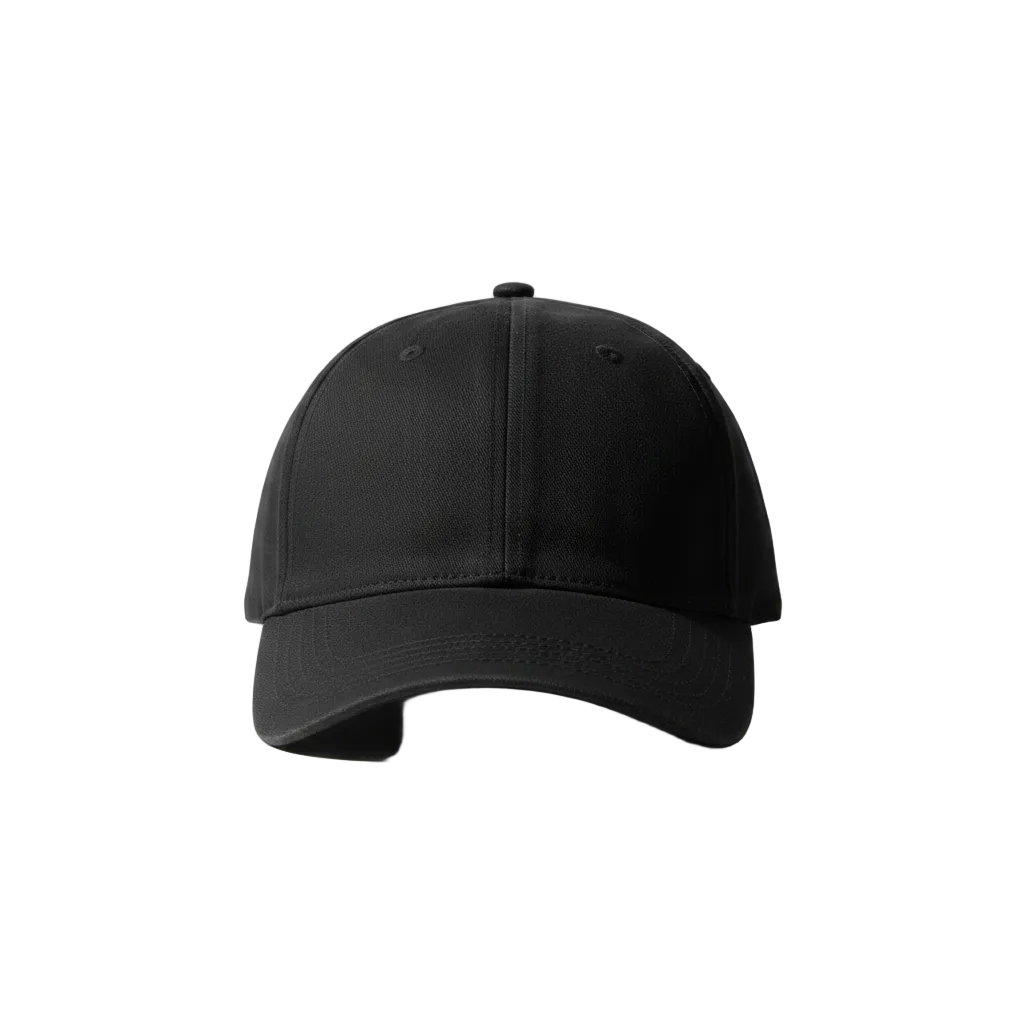 plain black cap with good background