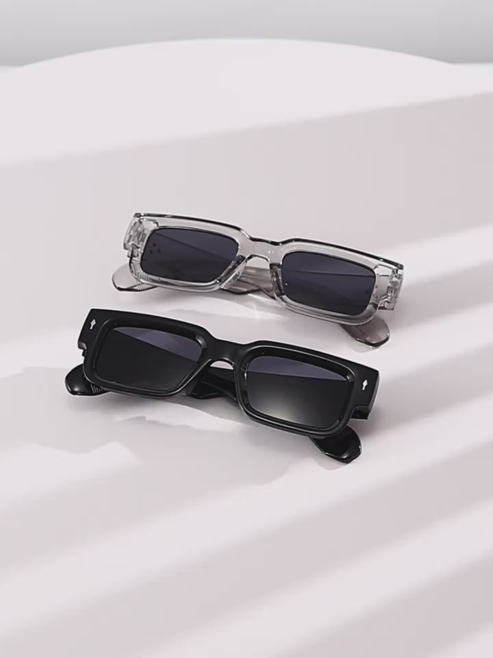Classic Vintage Sunglasses – Black