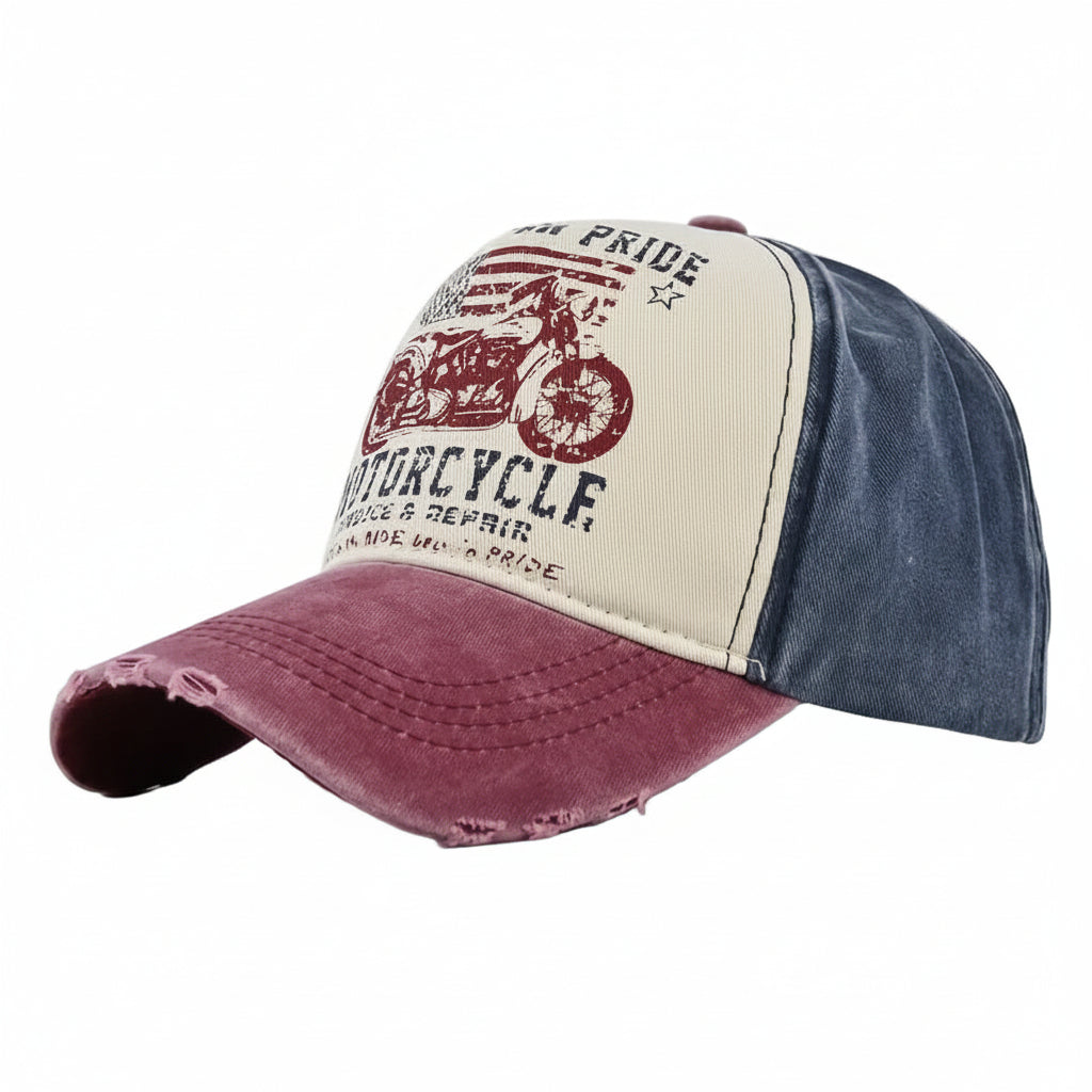 Vintage Motorcycle Baseball Cap