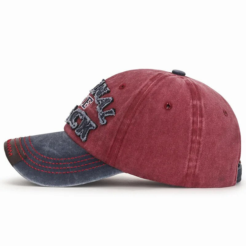 Vintage Burgundy/Navy Maverick Cap