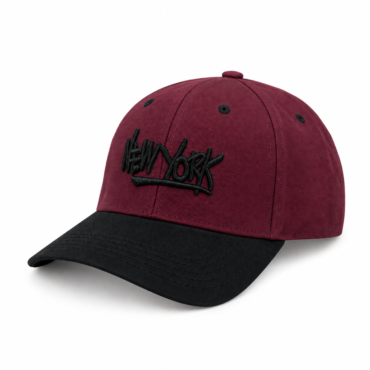 New York Burgundy Cap