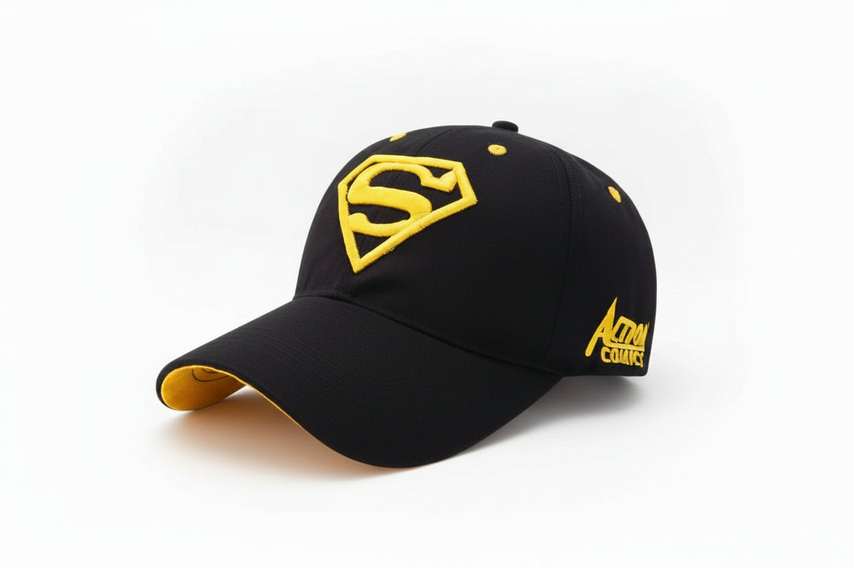 Vintage Superman Black Cap