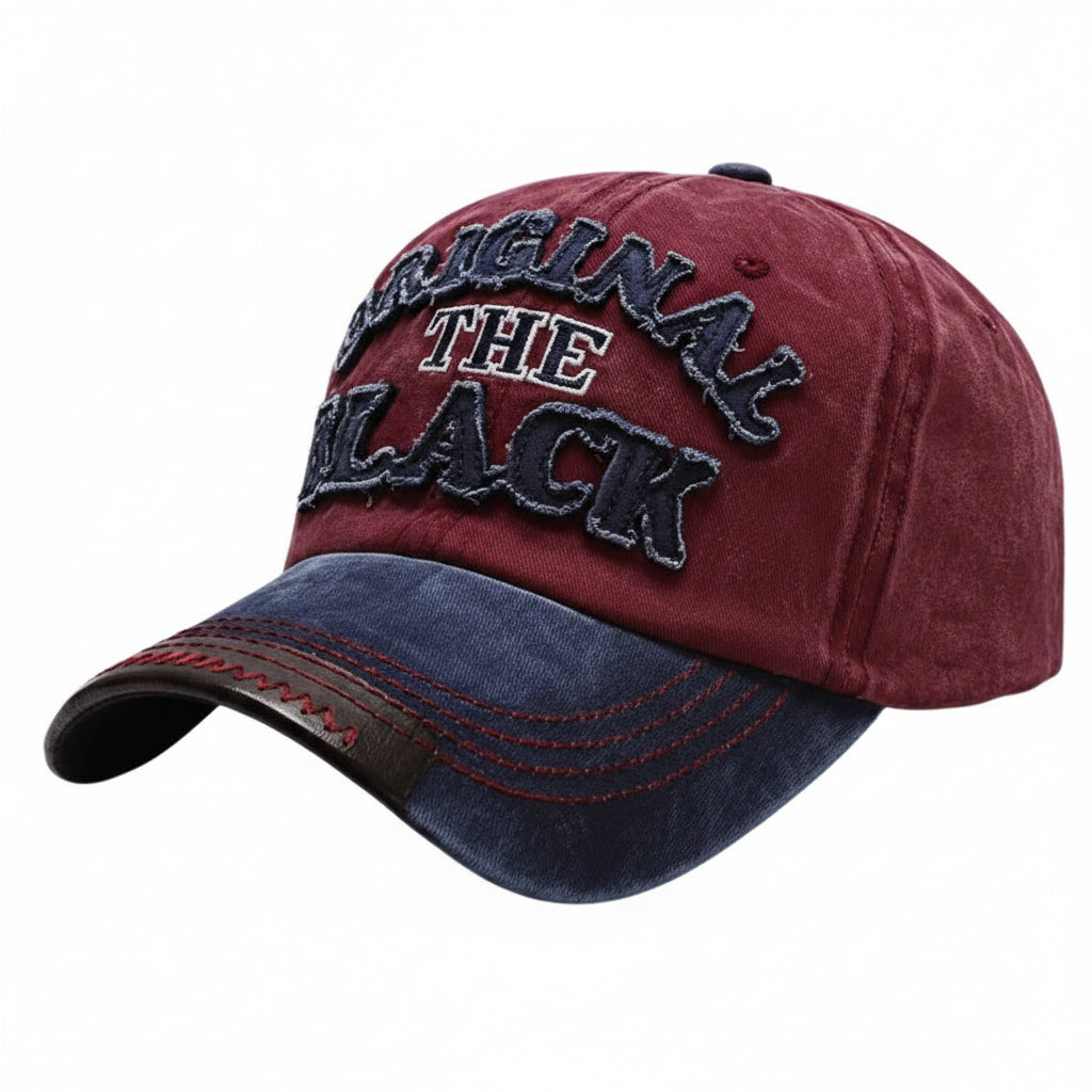Vintage Burgundy/Navy Maverick Cap