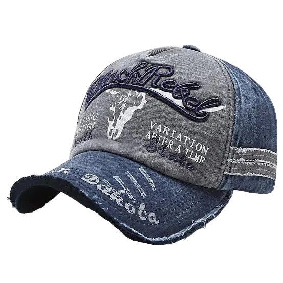 Black rebel Blue Cap